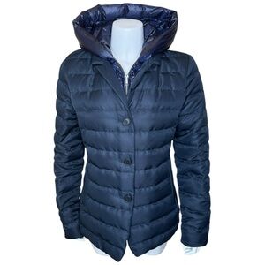 Cotes of London Devin 2-in-1 Down Puffer Jacket Blazer XL Zip-Out Hood